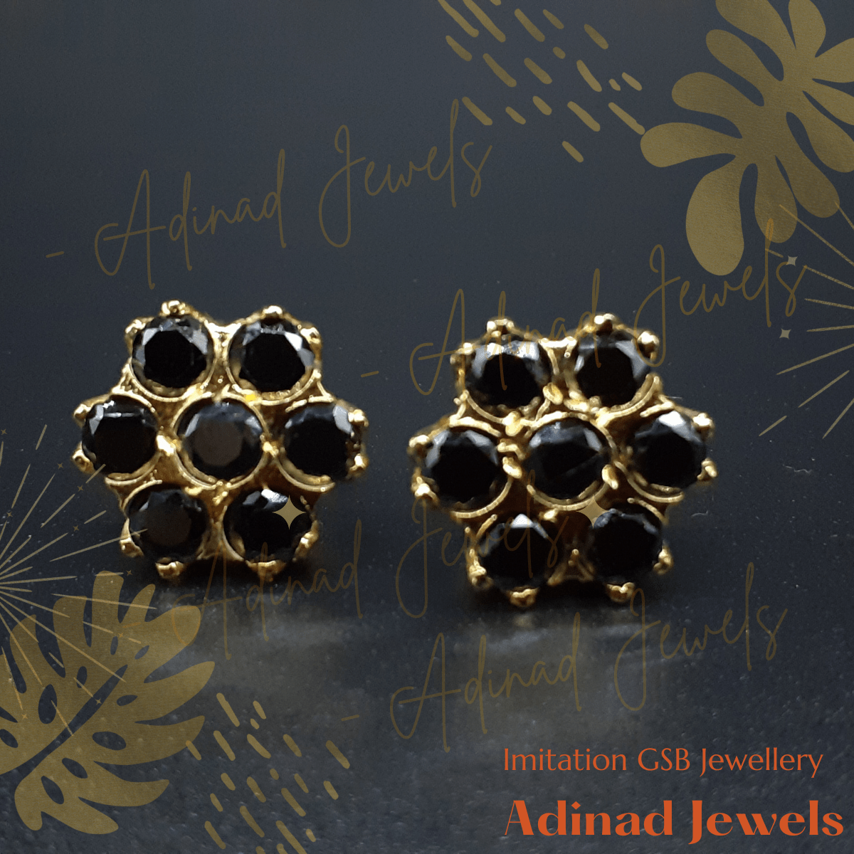 American diamond earrings 246447 – Vijay & Sons